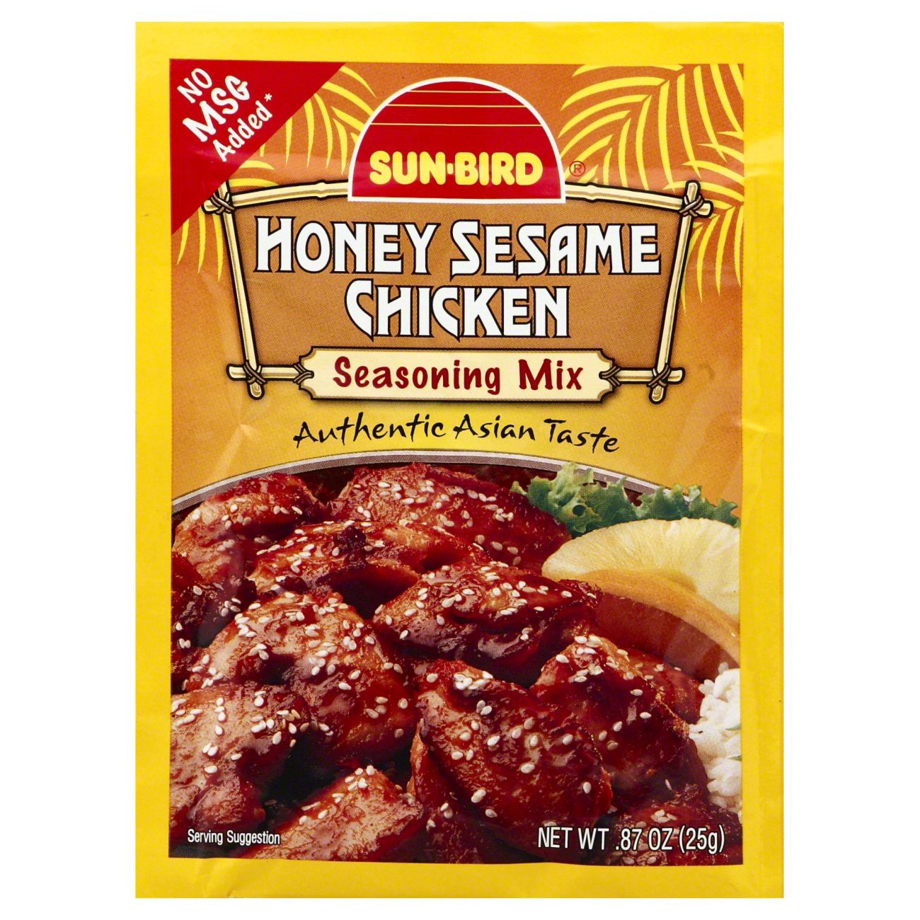 slide 1 of 2, Sun-Bird Honey Sesame Chicken Seasoning Mix, 0.87 oz