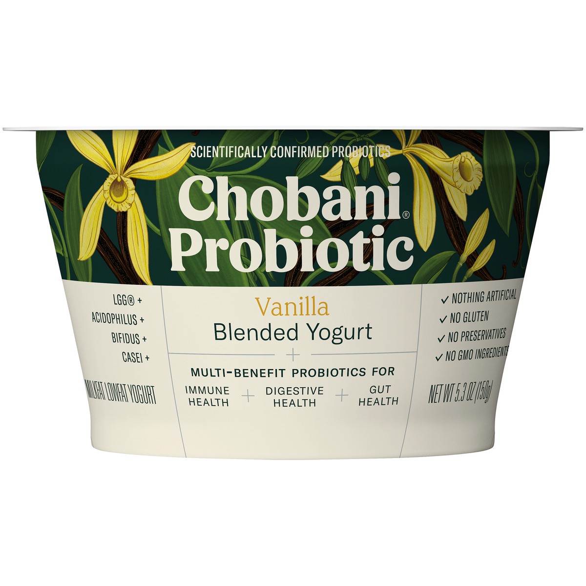 slide 11 of 12, Chobani Vanilla Probiotic Greek Yogurt, 5.3 oz