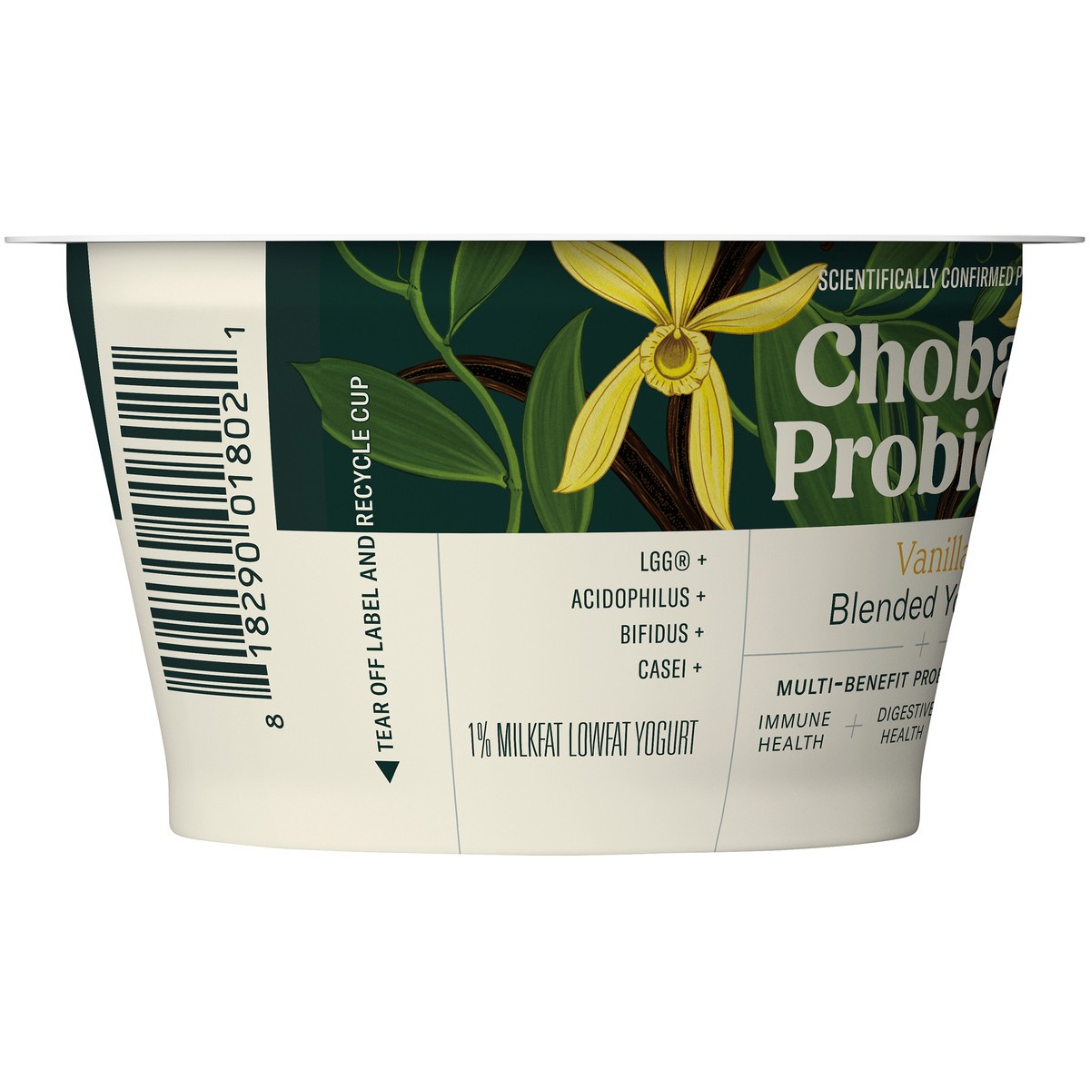 slide 5 of 12, Chobani Vanilla Probiotic Greek Yogurt, 5.3 oz