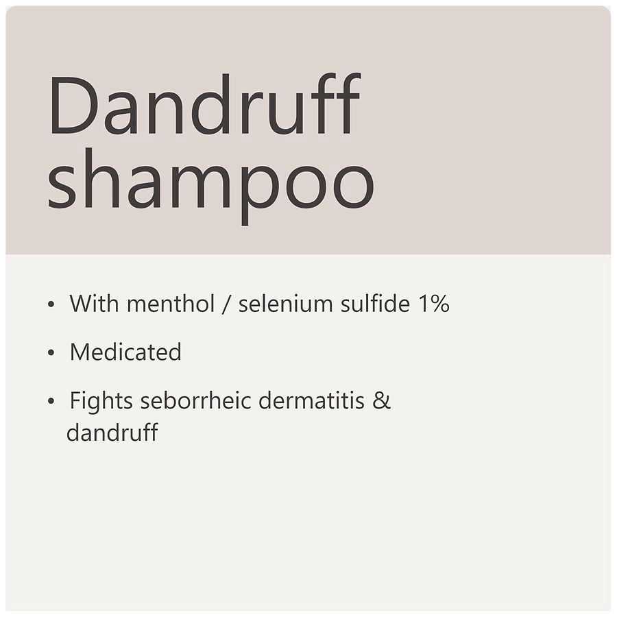 slide 4 of 5, Walgreens Selenium Sulfide Medicated Dandruff Shampoo, 11 oz