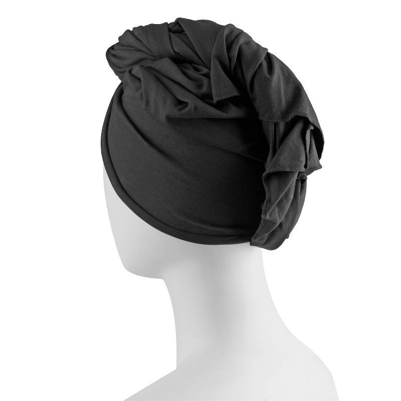 slide 4 of 6, Conair Curl Collective T-Shirt Hair Towel, Black, 1 ct