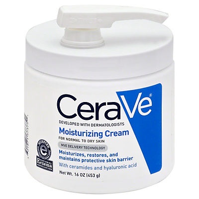 slide 1 of 1, CeraVe Moisturizing Cream With Pump, 16 oz