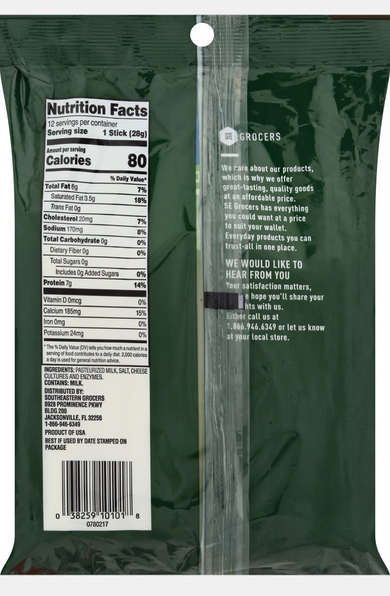 slide 6 of 11, SE Grocers String Cheese, 12 ct; 1 oz