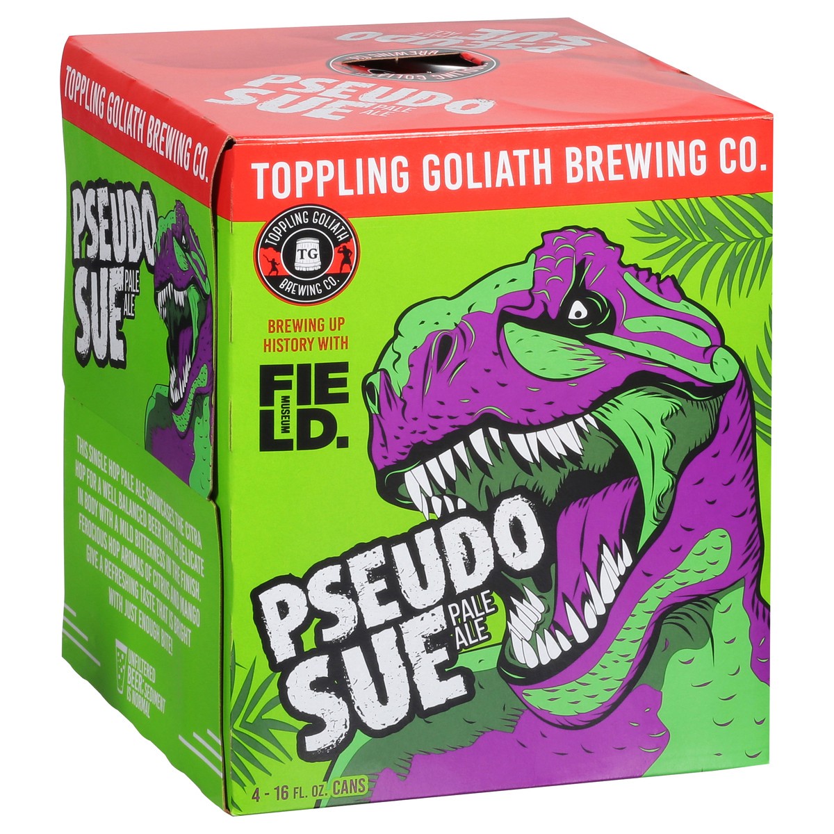 slide 3 of 11, Toppling Goliath Brewing Co. Pale Ale Pseudo Sue Beer 4 - 16 fl oz Cans, 4 ct; 16 fl oz