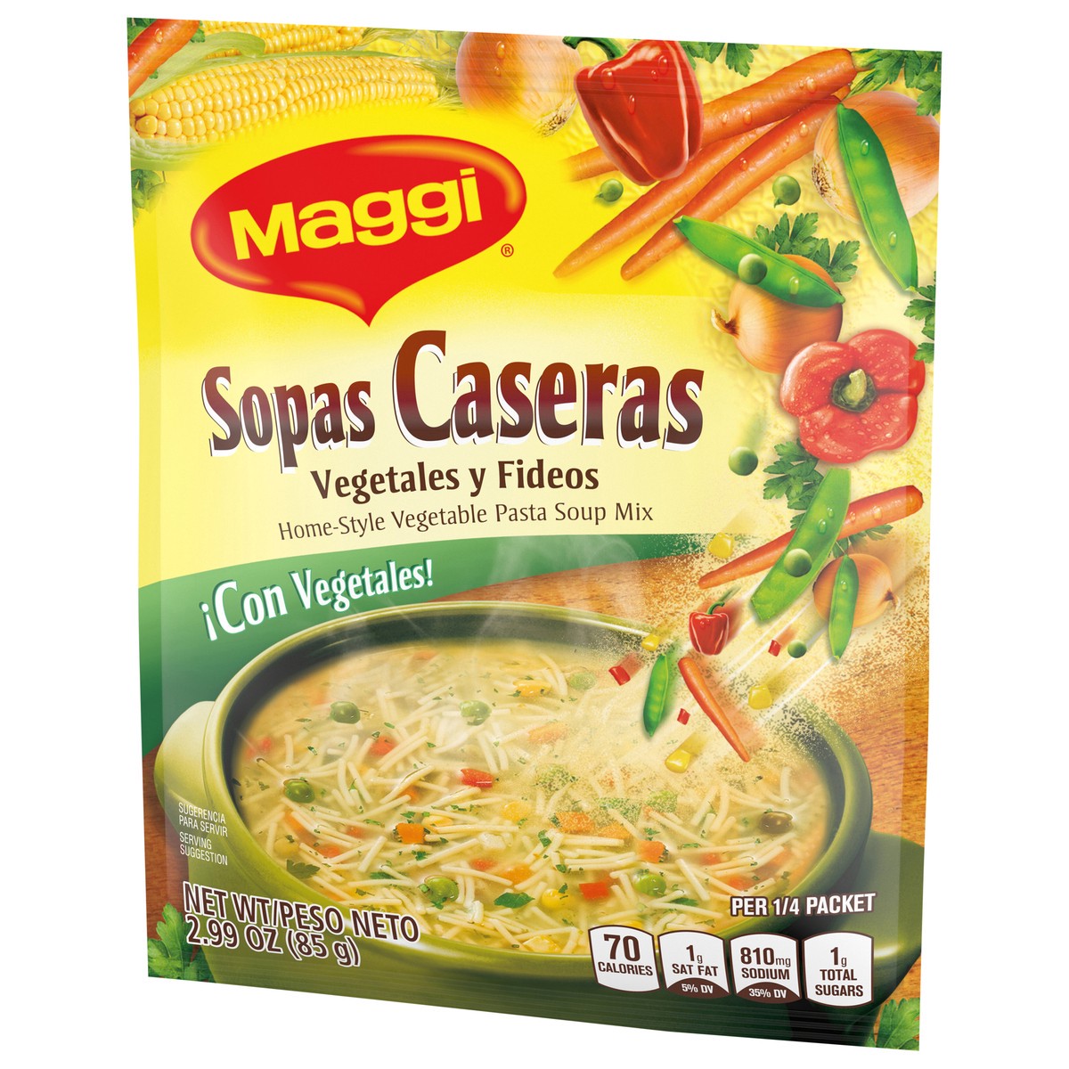 slide 7 of 13, Maggi Home-Style Vegetable Pasta Soup Mix, 2.99 oz