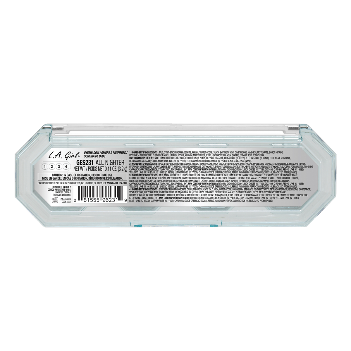 slide 5 of 5, L.A. Girl 4 Play Eyeshadow Palette - All Night, 1 ct