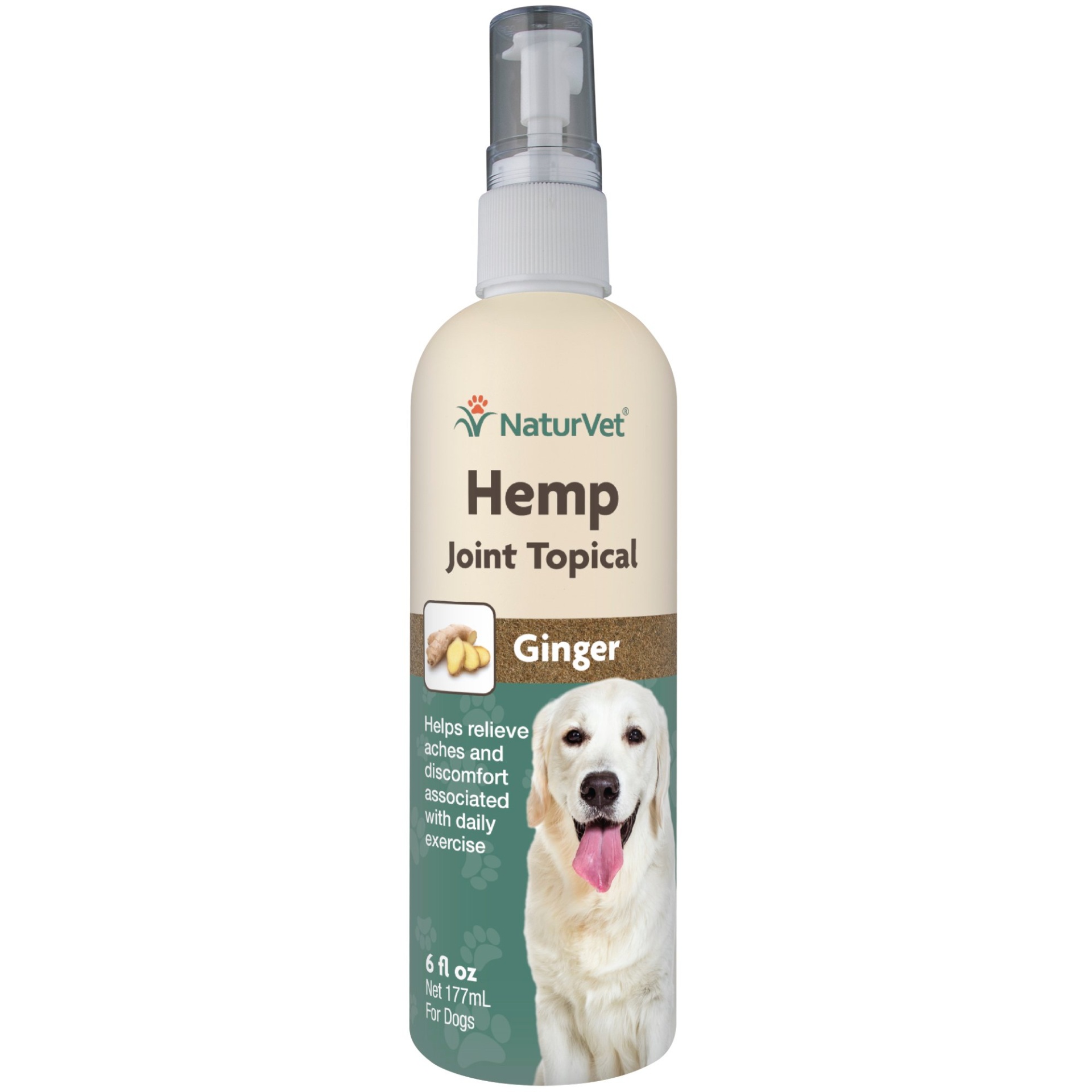 slide 1 of 1, NaturVet Hemp Joint Topical Spray for Dogs, 6 fl oz