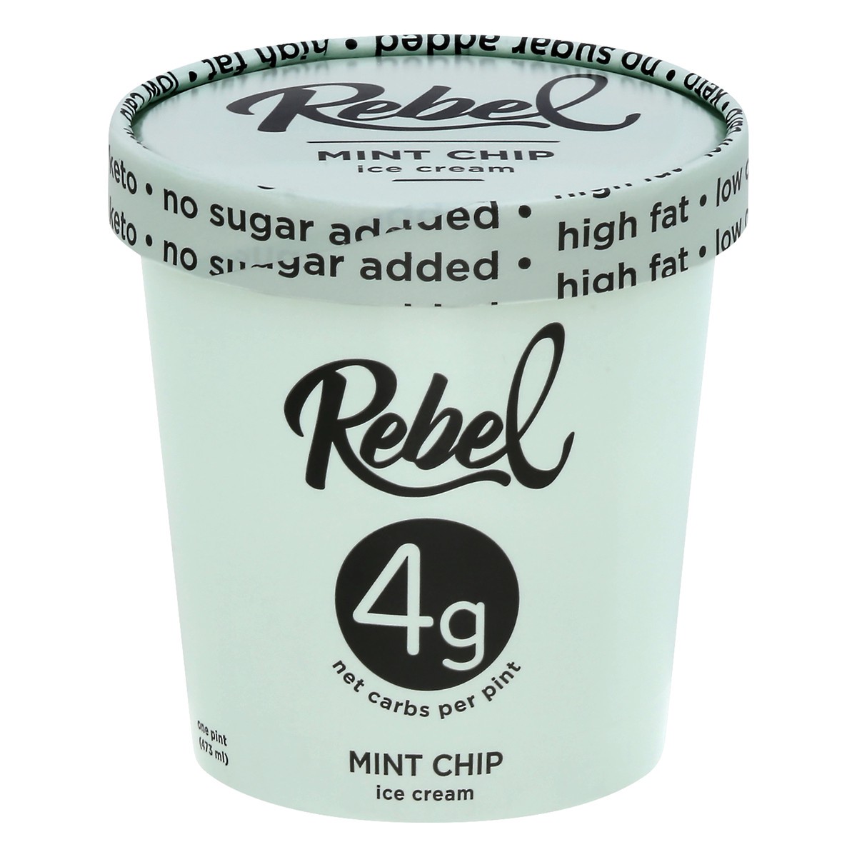 slide 2 of 13, Rebel Mint Chip Ice Cream 1 pt, 1 pint