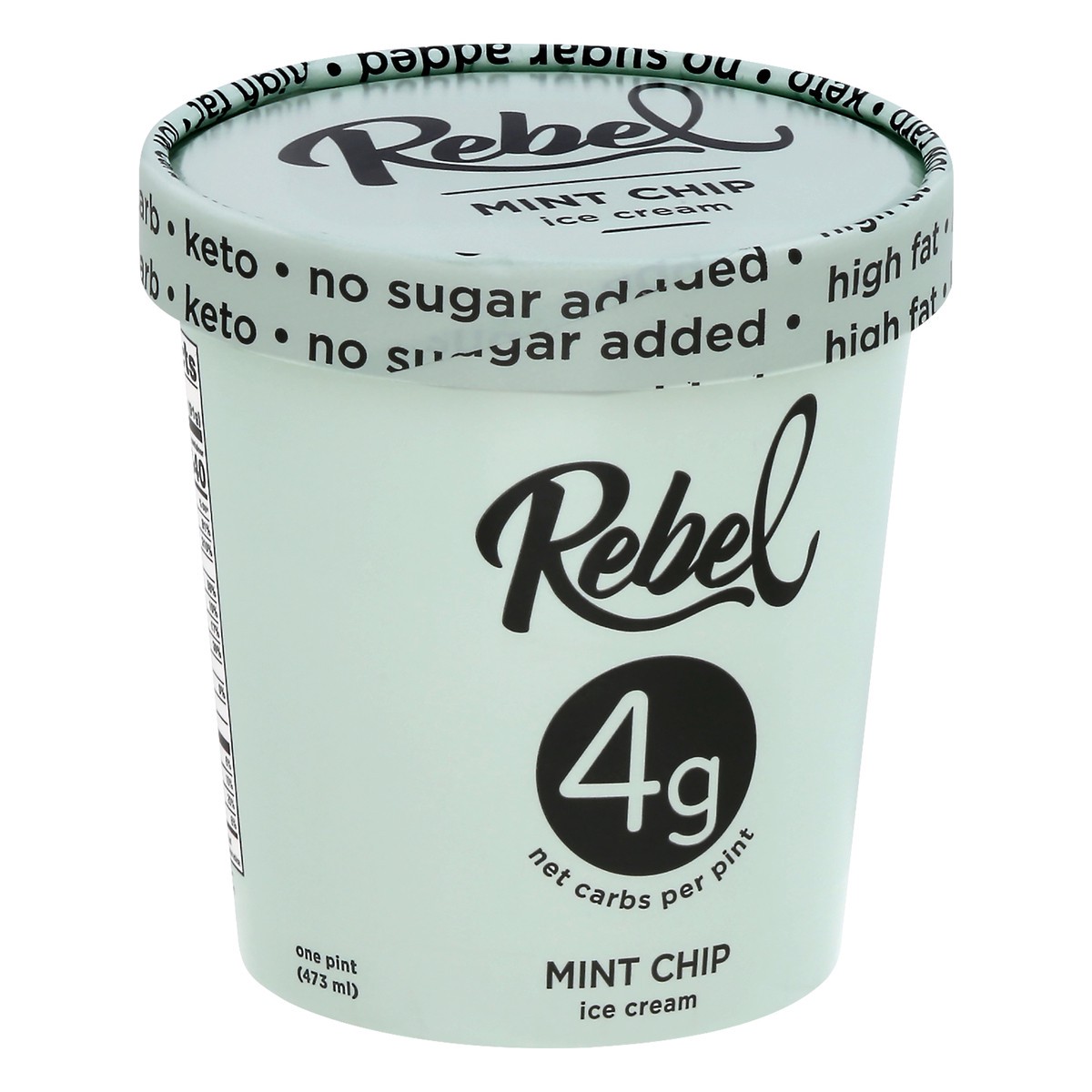 slide 12 of 13, Rebel Mint Chip Ice Cream 1 pt, 1 pint