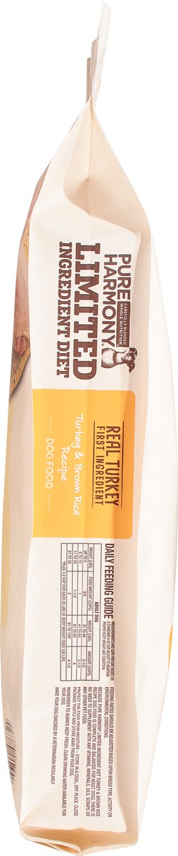 slide 6 of 9, Pure Harmony Super Premium Limited Ingredient Diet Turkey & Brown Rice Recipe Dog Food 12 lb, 12 lb