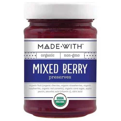 Made With Organic Non-Gmo Mixed Berry Preserves - 11 oz