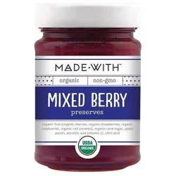 Made With Organic Non-Gmo Mixed Berry Preserves - 11 oz