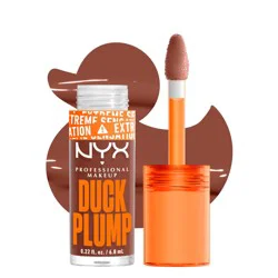 Nyx Professional Makeup Duck Plump Lip Plumping Lacquer, Mocha Me Crazy, 0.23 Fl Oz