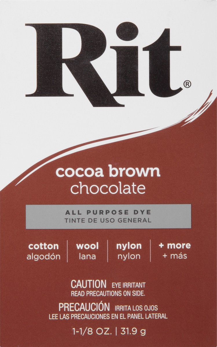 slide 8 of 11, Rit Cocoa Brown All Purpose Dye 1.125 oz, 1.12 oz