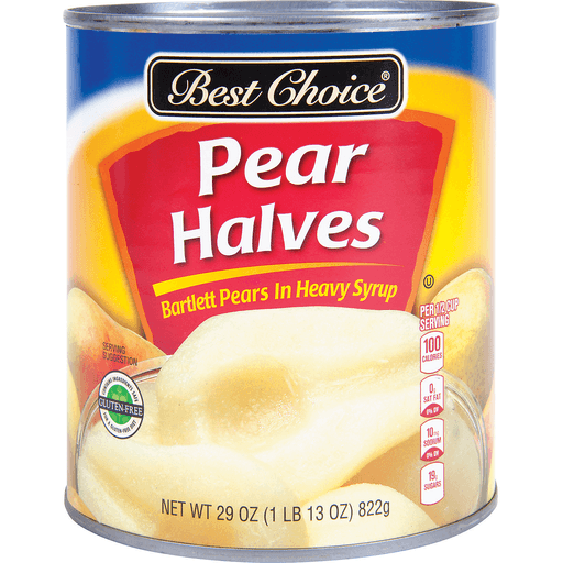 slide 1 of 1, Best Choice Pear Halves, 29 oz