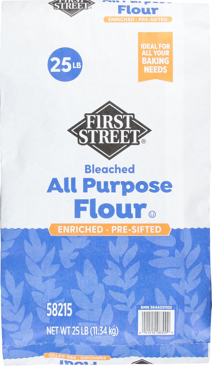 slide 6 of 14, First Street All Purpose Flour, 25 lb