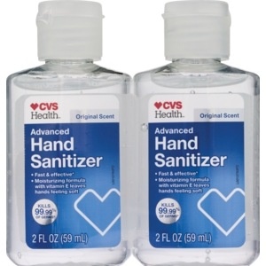 slide 1 of 1, CVS Health Advanced Hand Sanitizer Twinpack, 4 oz