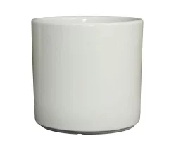 The Joy Of Gardening Cylinder Planter - White