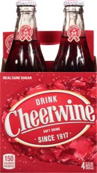 Cheerwine Soft Drink 4 - 12 fl oz Bottles