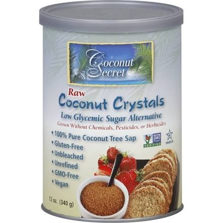 slide 1 of 1, Coconut Secret Coconut Crystals, Raw, 12 oz