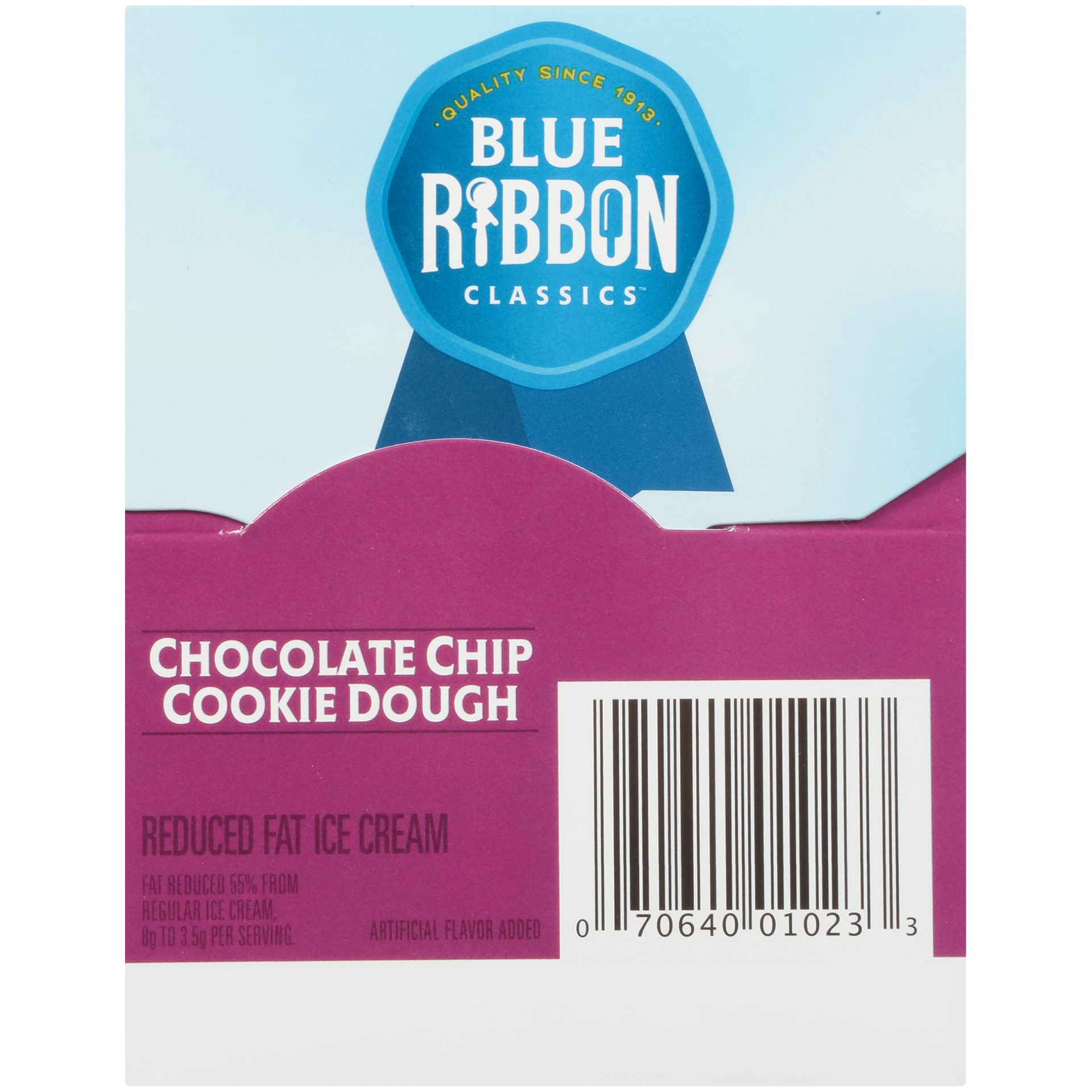 slide 6 of 8, Blue Ribbon Classics by Blue Bunny Chocolate Chip Cookie Dough Light Ice Cream, 1.75 qt