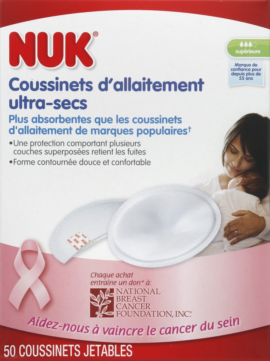 slide 6 of 8, NUK Nursing Pads 50 ea, 50 ct