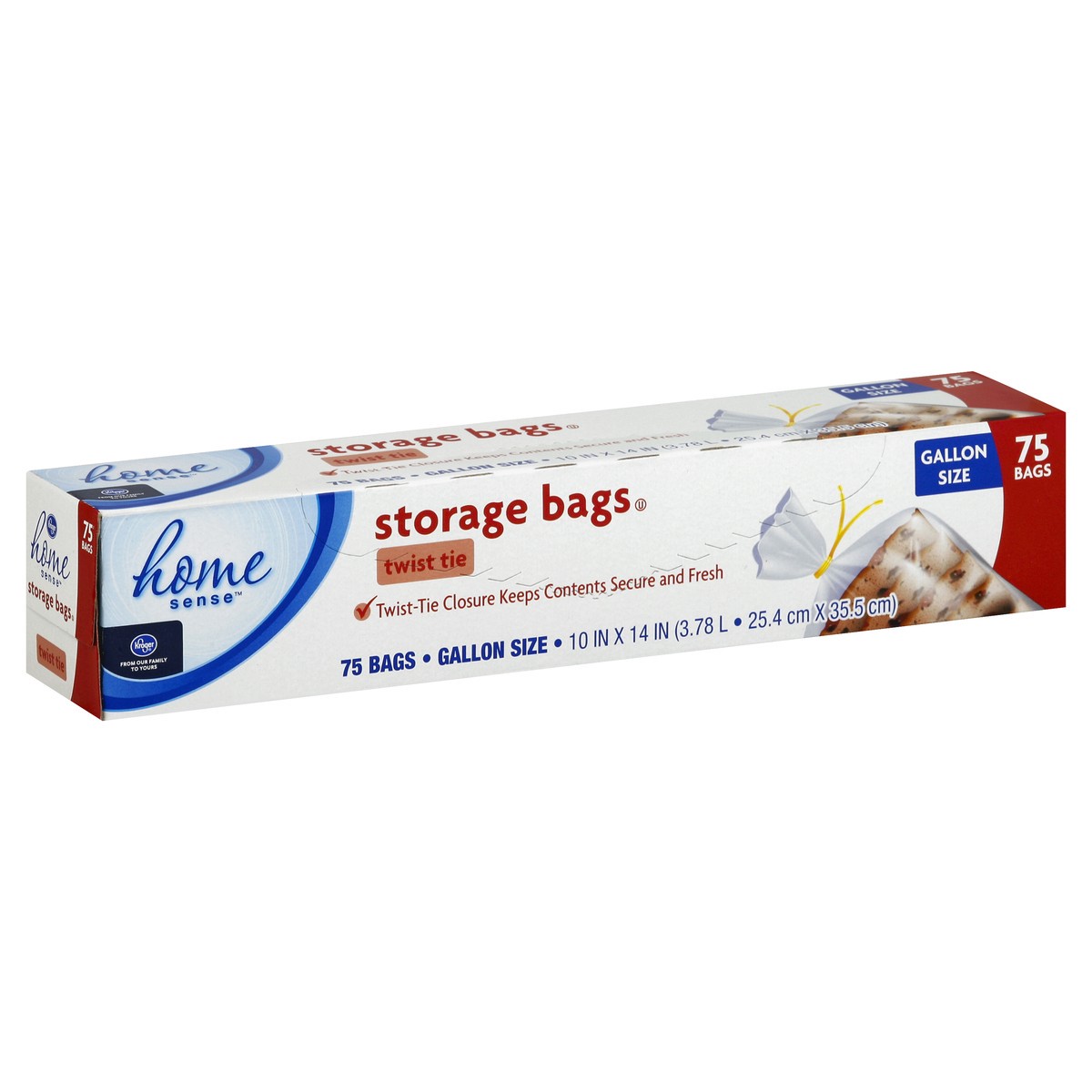 slide 2 of 5, Kroger Gallon Storage Bags, 75 ct