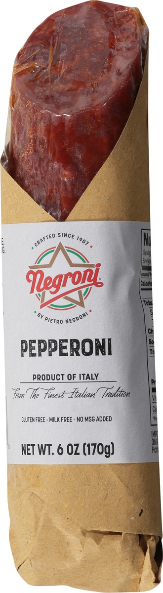 slide 3 of 14, Negroni Chub Pepperoni, 6 oz
