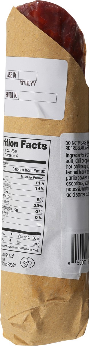 slide 11 of 14, Negroni Chub Pepperoni, 6 oz