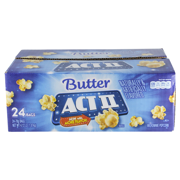slide 1 of 1, Act II Butter Lovers Popcorn, 24 ct
