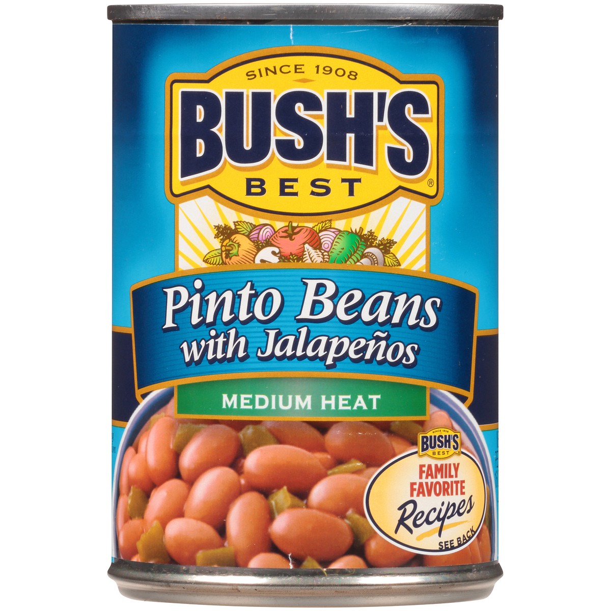 slide 6 of 7, Bush's Best Bush's Pinto Beans with Jalapenos 16 oz, 16 oz