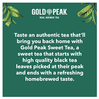 slide 16 of 21, Gold Peak Sweetened Black Iced Tea Drink, 18.5 fl oz, 18.50 fl oz
