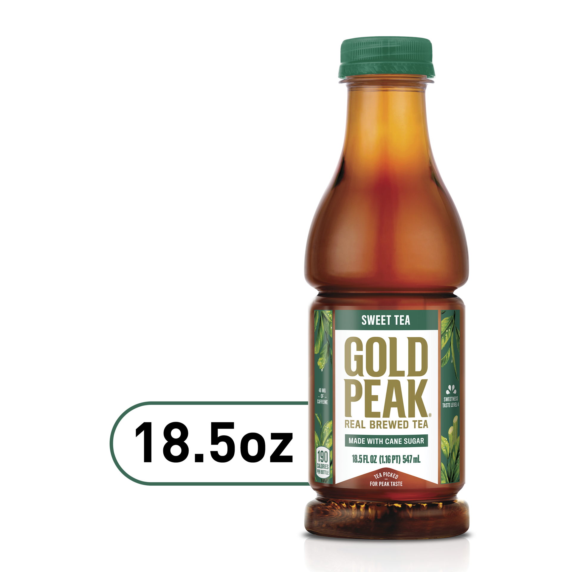slide 1 of 21, Gold Peak Sweetened Black Iced Tea Drink, 18.5 fl oz, 18.50 fl oz