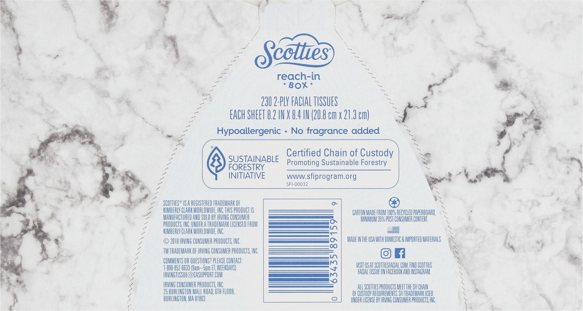 slide 4 of 9, Scotties 2-Ply Everyday Comfort Facial Tissue 230 ea, 230 ct