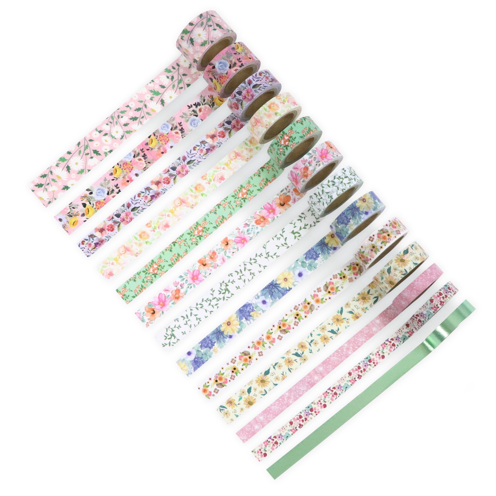 slide 3 of 3, Floral Crafting Tape Set By Recollections, 1 glitter tape