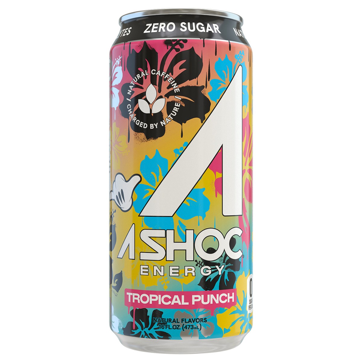 slide 1 of 5, A SHOC Tropical Punch Energy Drink, 16 fl oz can, 16 fl oz