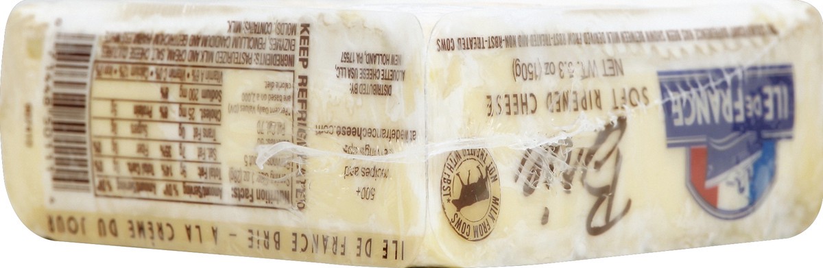 slide 4 of 5, Ile de France Brie Soft Ripened Cheese 5.3 oz, 5.3 oz