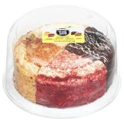 Ahold Rich's Double Layer Caramel Red Velvet Chocolate Carrot Variety Cake