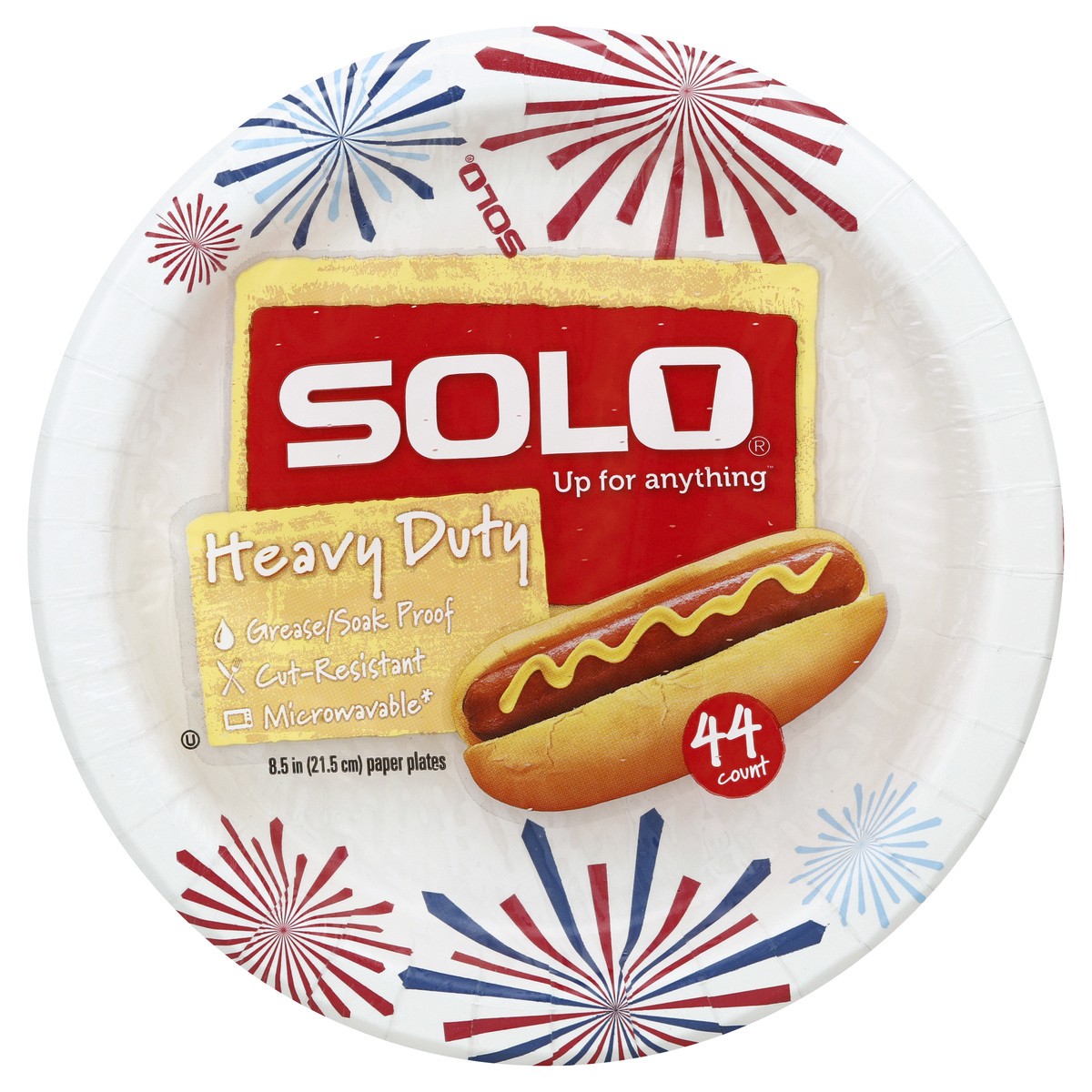 slide 4 of 4, Solo Paper Plate, 44 ct