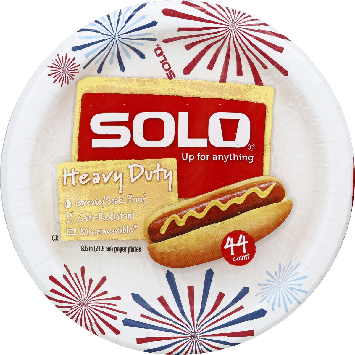 slide 1 of 4, Solo Paper Plate, 44 ct