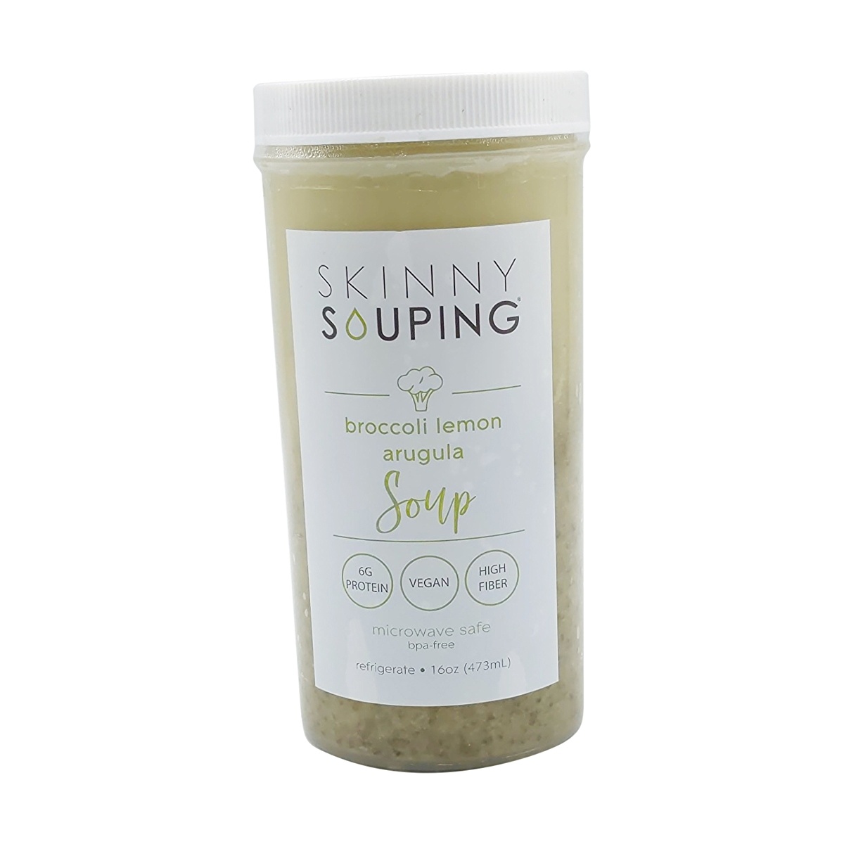 slide 1 of 1, Skinny Souping Broccoli Lemon Arugula, 16 fl oz