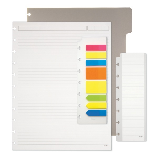 slide 1 of 1, TUL Custom Note-Taking System Discbound Starter Kit, Letter Size, Assorted Colors, 1 ct