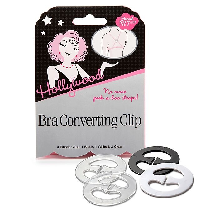 slide 1 of 1, Hollywood Fashion Secrets Bra Converting Clip, 4 ct