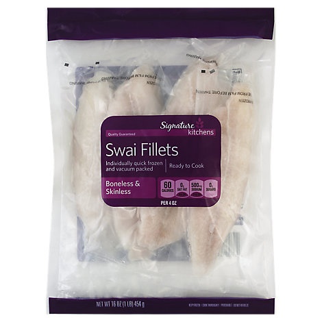 slide 1 of 1, Waterfront Bistro Swai Fillets Boneless & Skinless, 16 oz