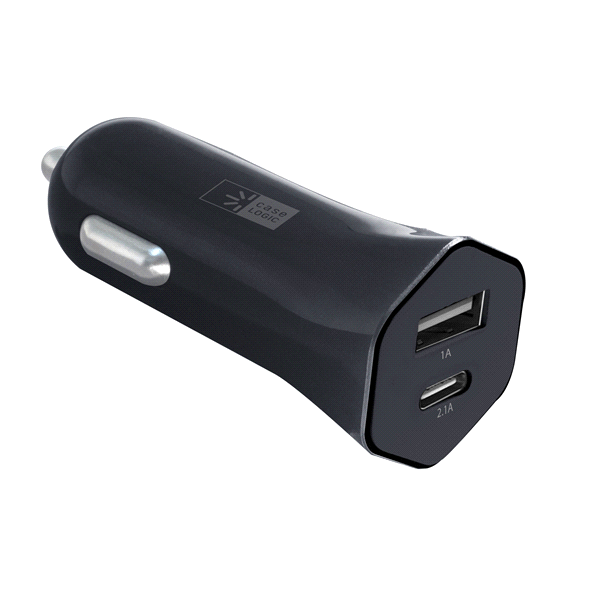 slide 1 of 1, Case Logic Universal Dual Car Charger, 1 ct