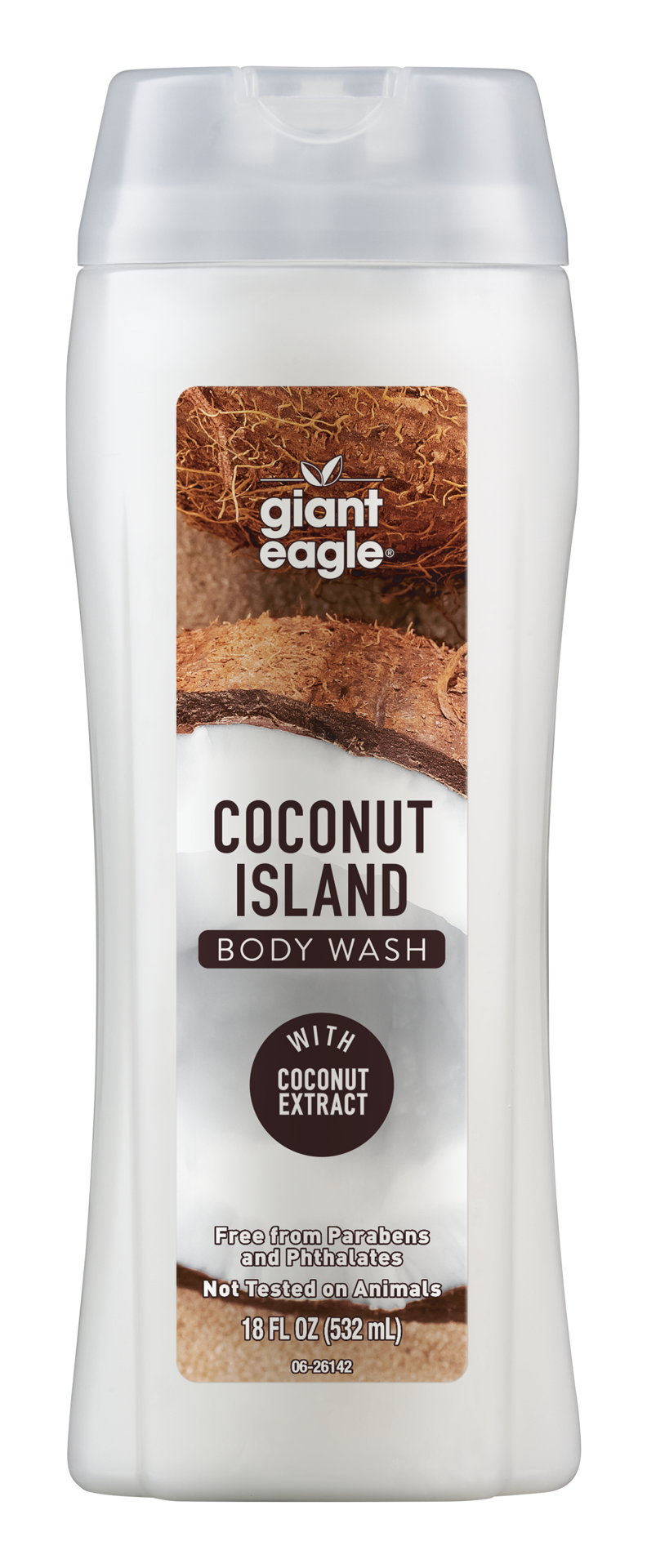 slide 1 of 1, Ge Coconut Island Body Wash, 18 oz