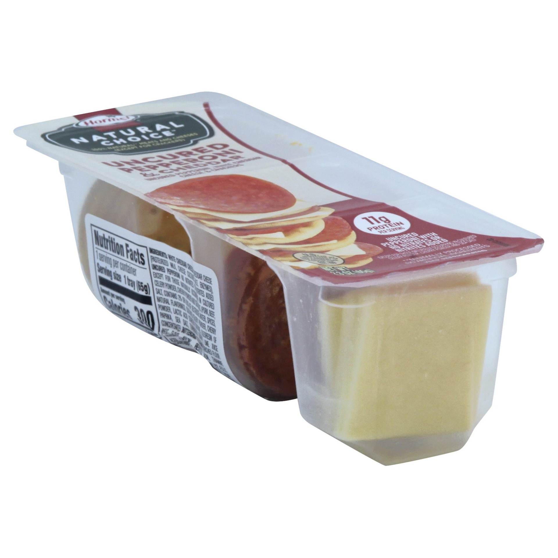 Hormel Natural Choice Uncured Pepperoni & Cheddar Cheese & Crackers Shipt