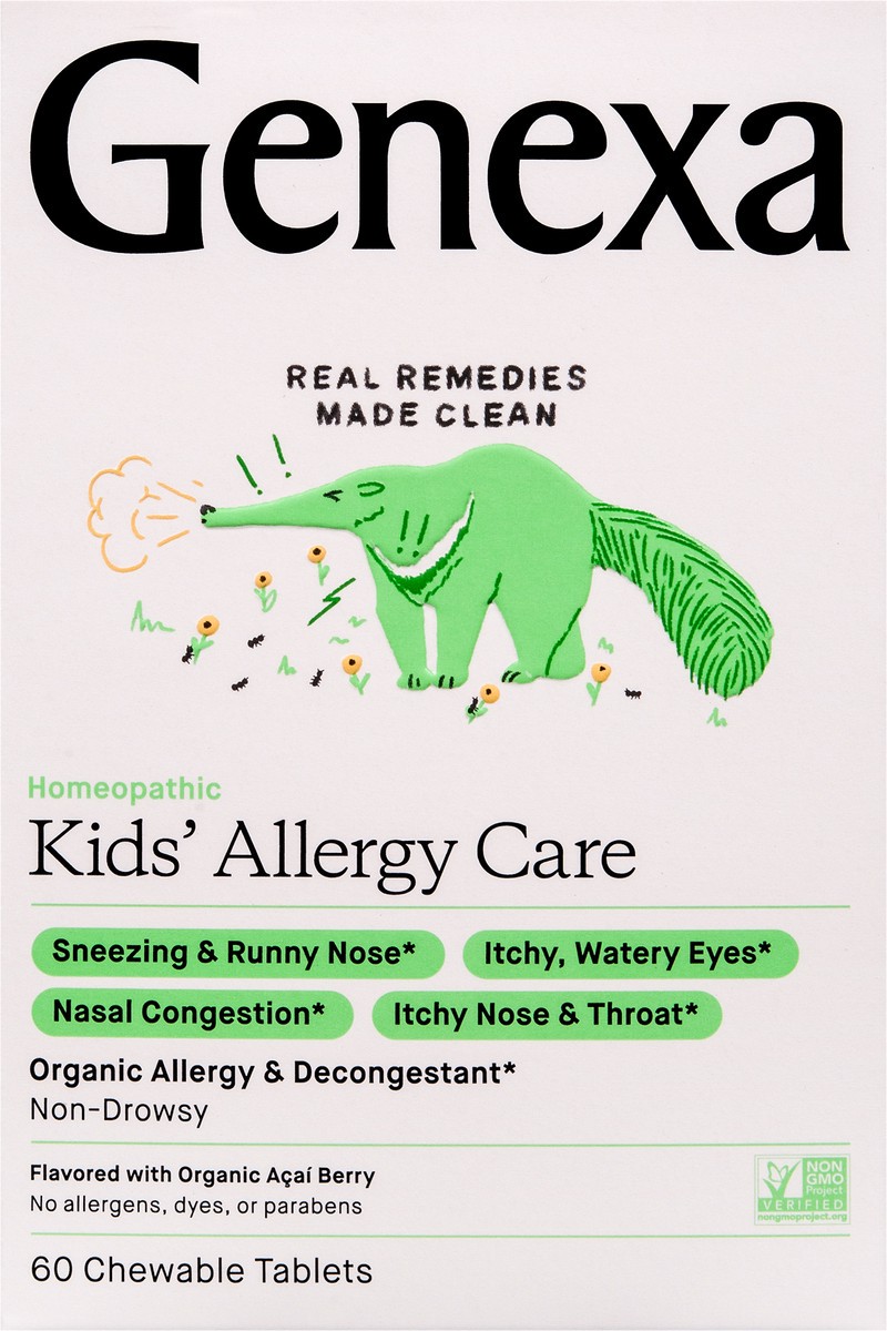 slide 1 of 8, Genexa Kids Allergy Care Organic Allergy Relief 60 Ct, 1 ct