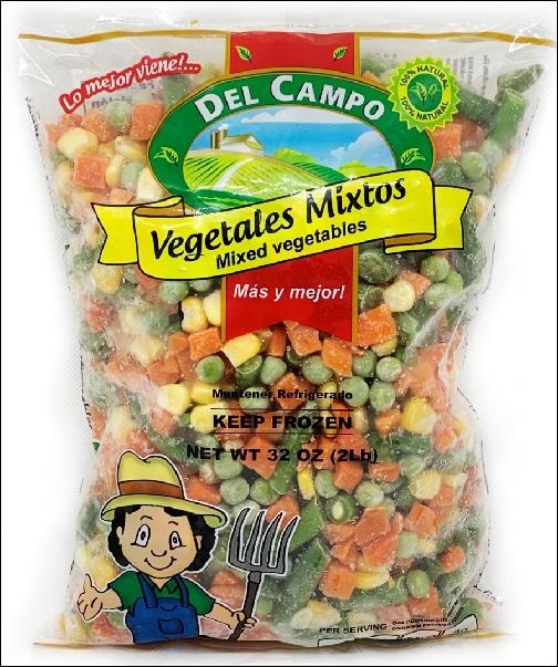 slide 1 of 1, Del Campo D/C Mixed Vegtbl, 32 oz