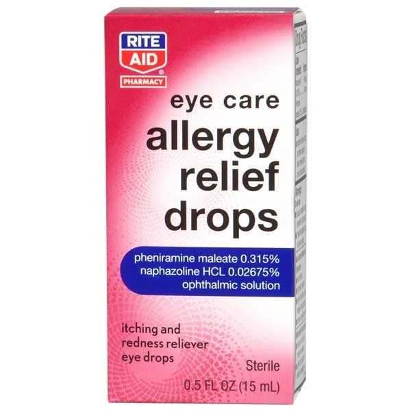 slide 1 of 1, Rite Aid Ra Eye Allergy Rlf, 0.5 oz
